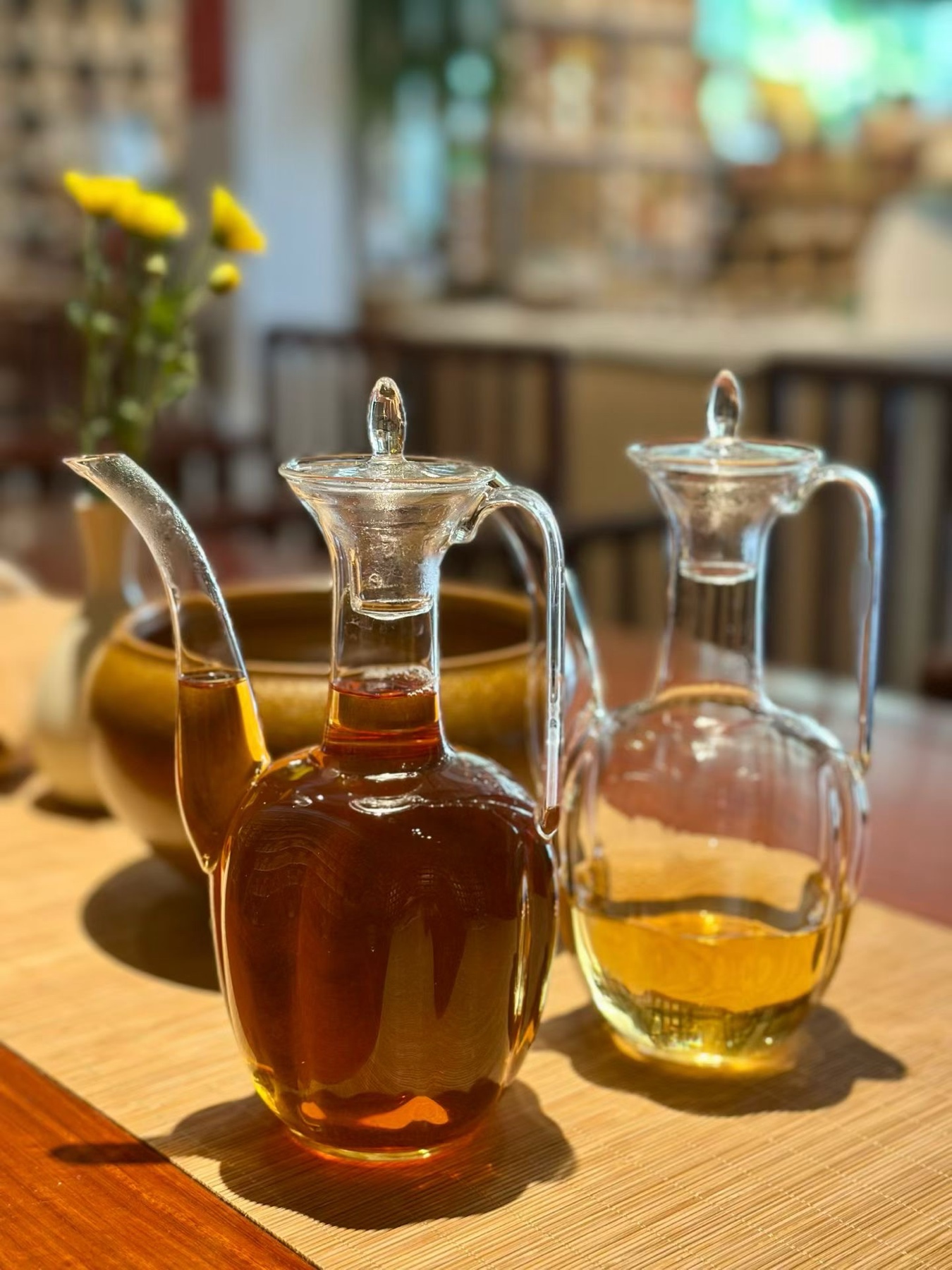 Elegant Glass Pitchers